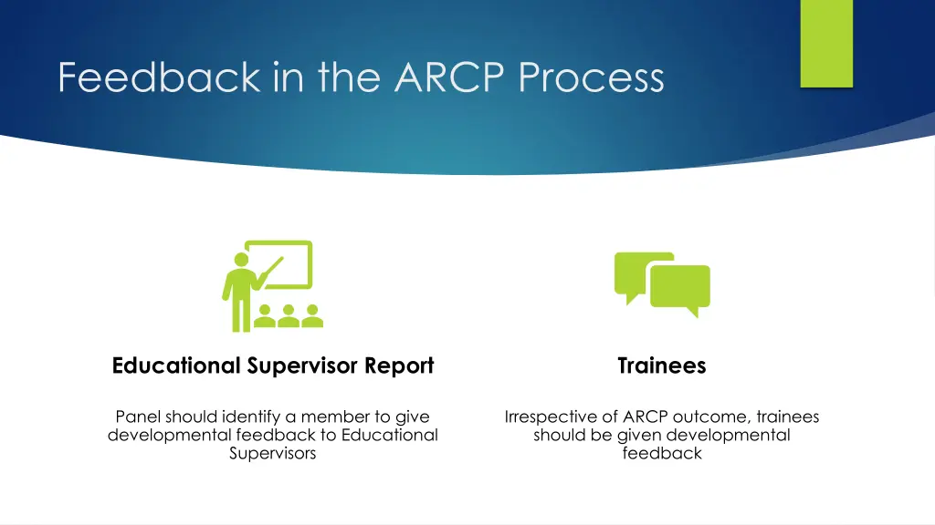 feedback in the arcp process 1