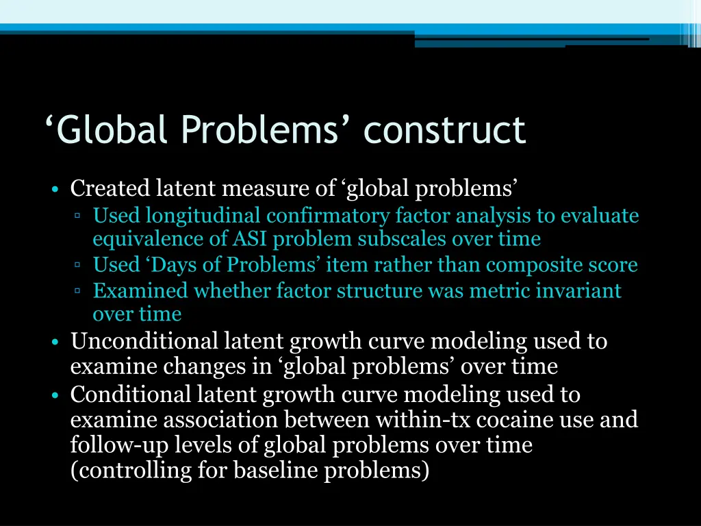 global problems construct