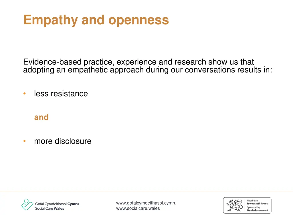 empathy and openness