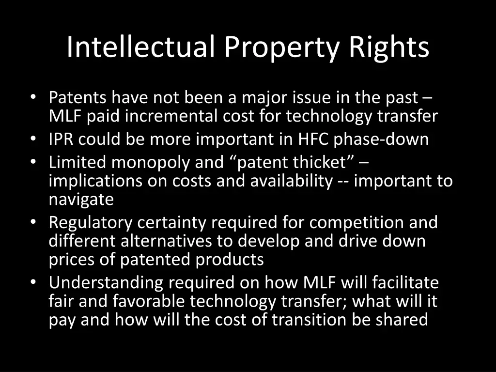 intellectual property rights