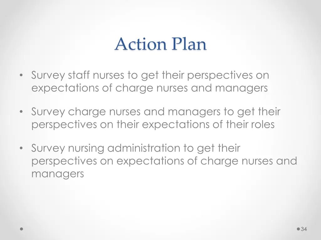 action plan