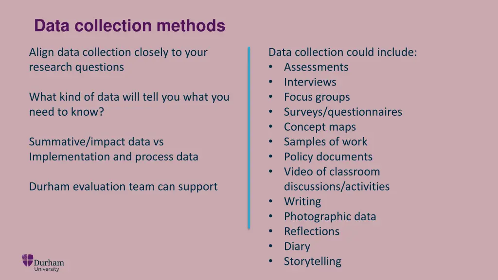 data collection methods