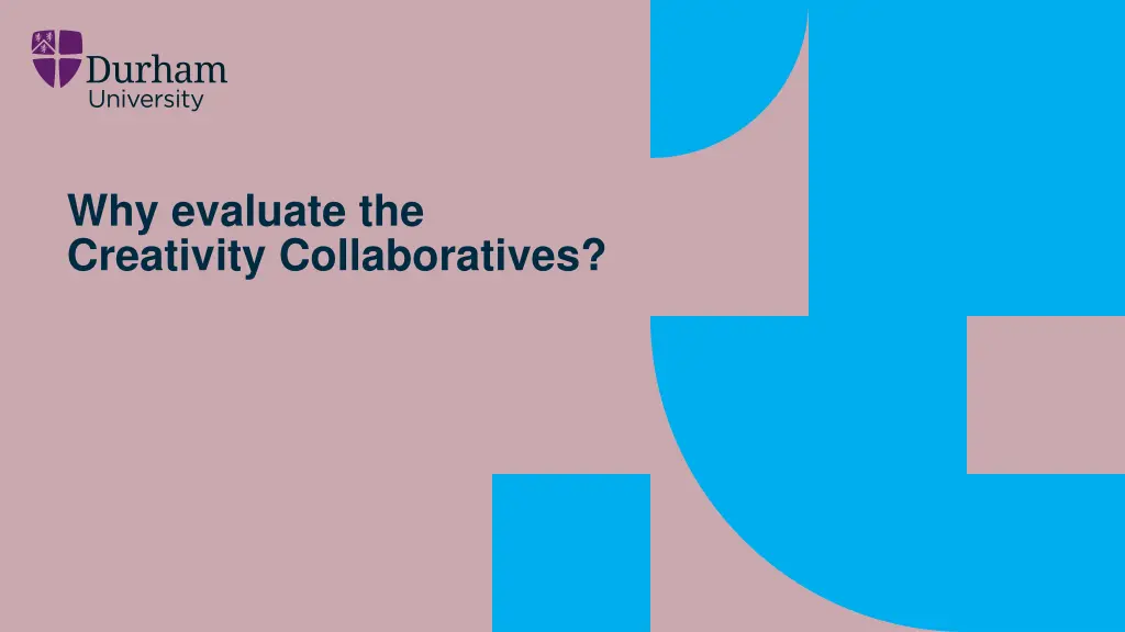 why evaluate the creativity collaboratives