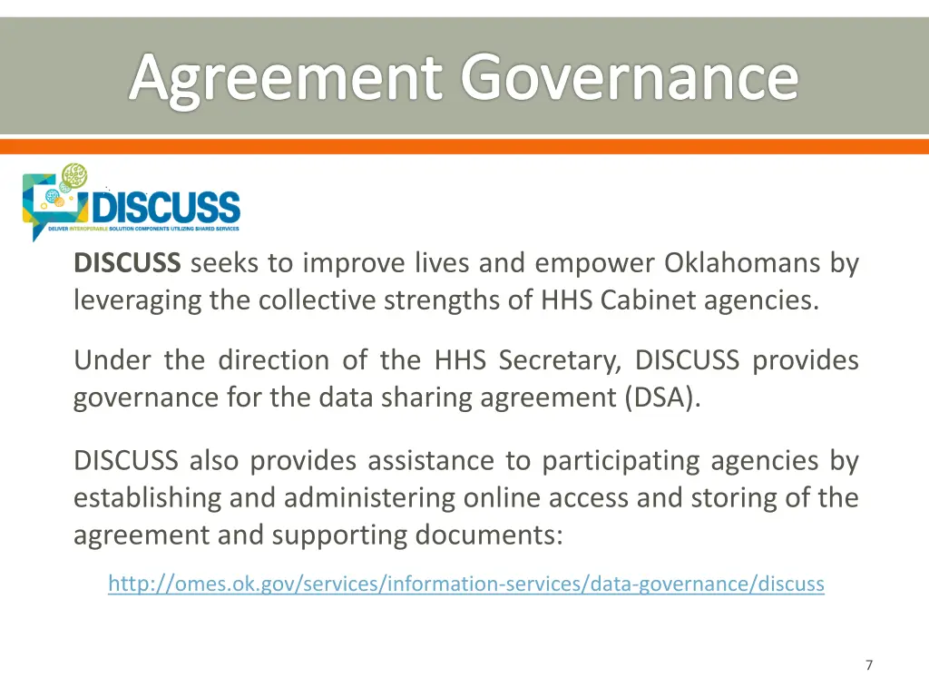 agreement governance