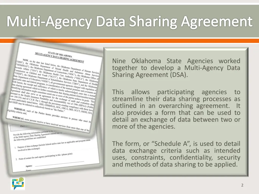 multi agency data sharing agreement