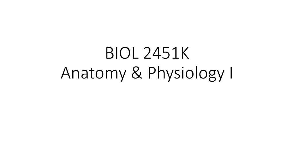 biol 2451k