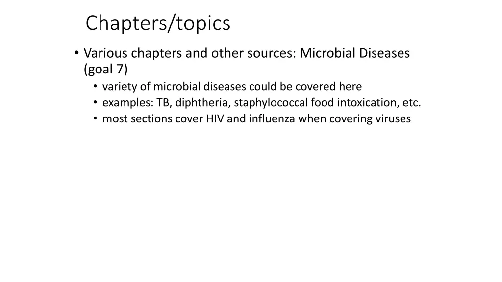 chapters topics 4