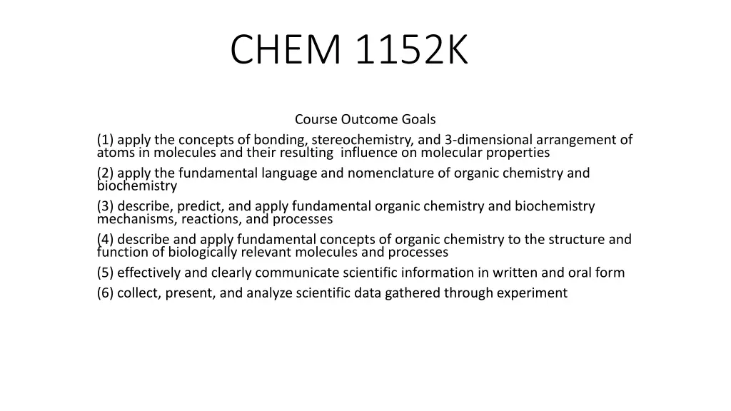 chem 1152k