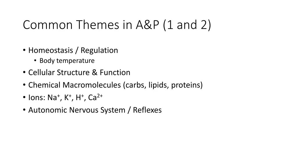 common themes in a p 1 and 2