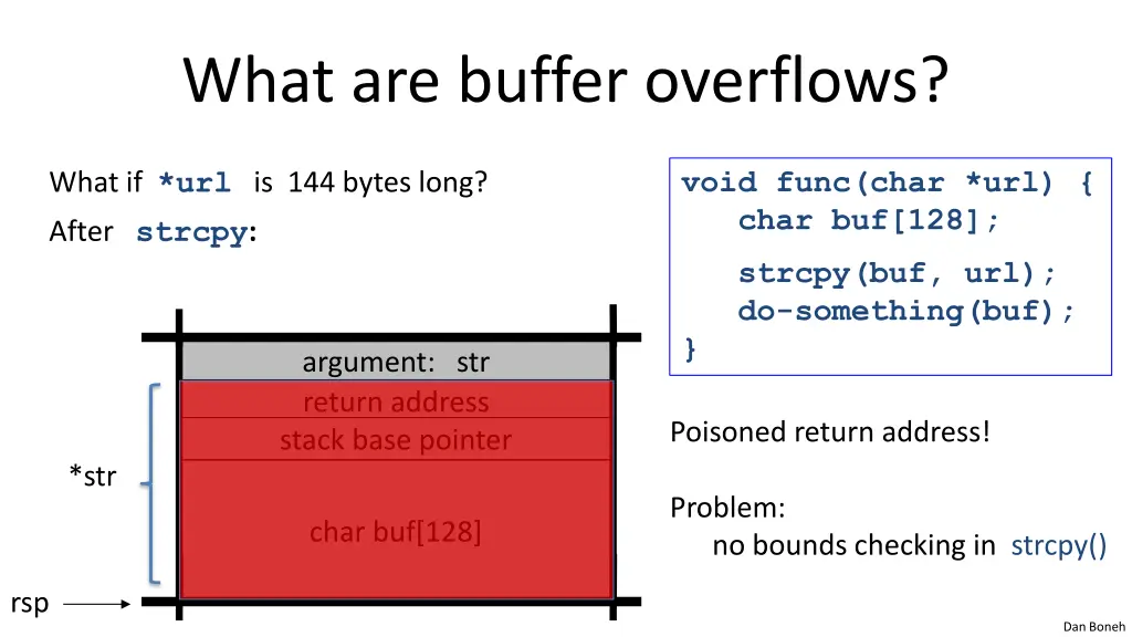 what are buffer overflows 1