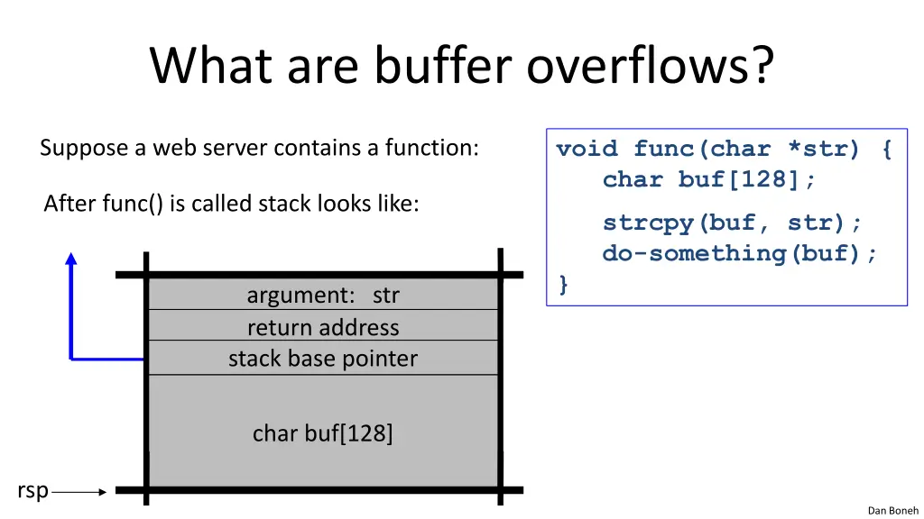 what are buffer overflows