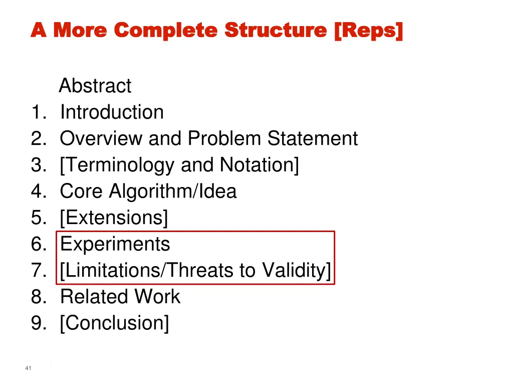 a more complete structure reps a more complete 3