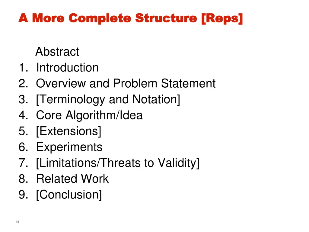 a more complete structure reps a more complete