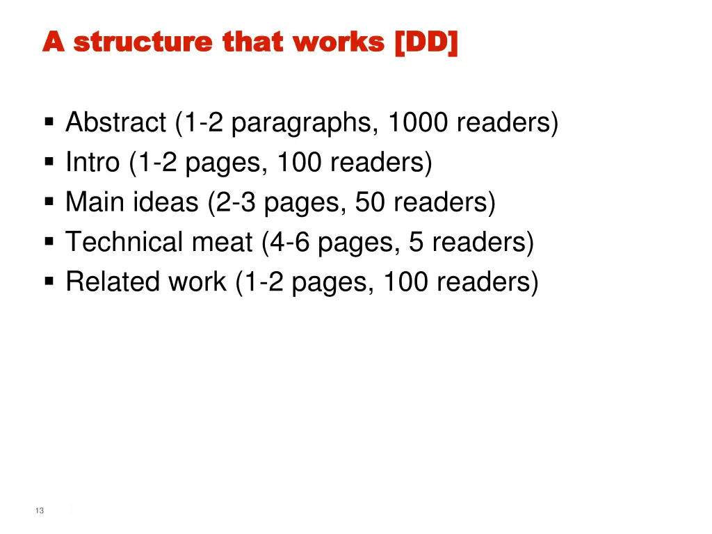 a structure that works dd a structure that works