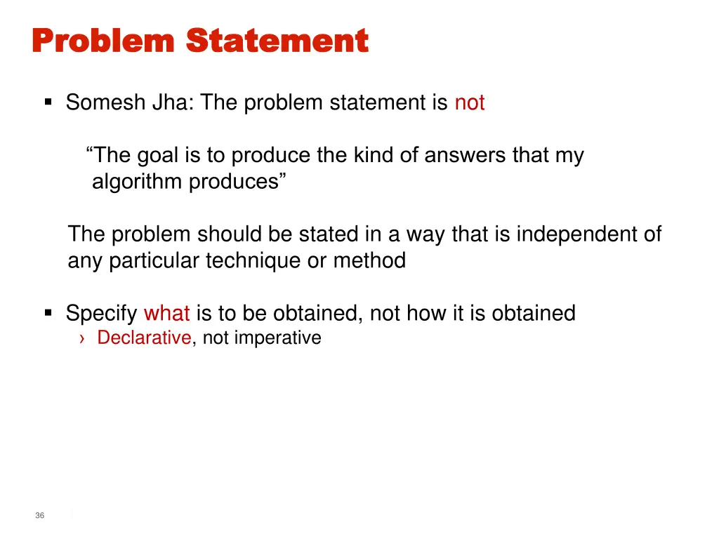 problem statement problem statement