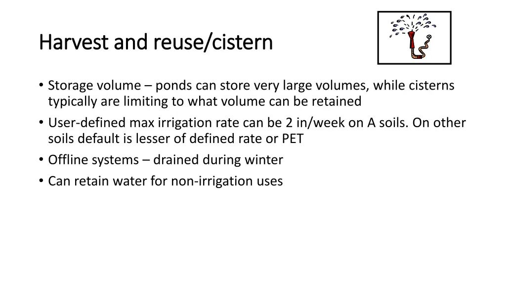 harvest and reuse cistern harvest and reuse