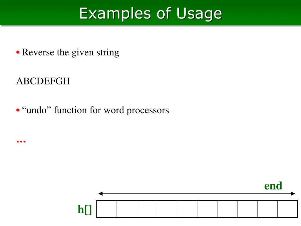 examples of usage