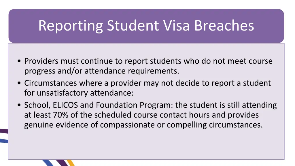 reporting student visa breaches