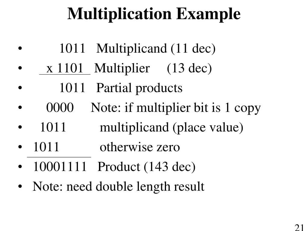 multiplication example