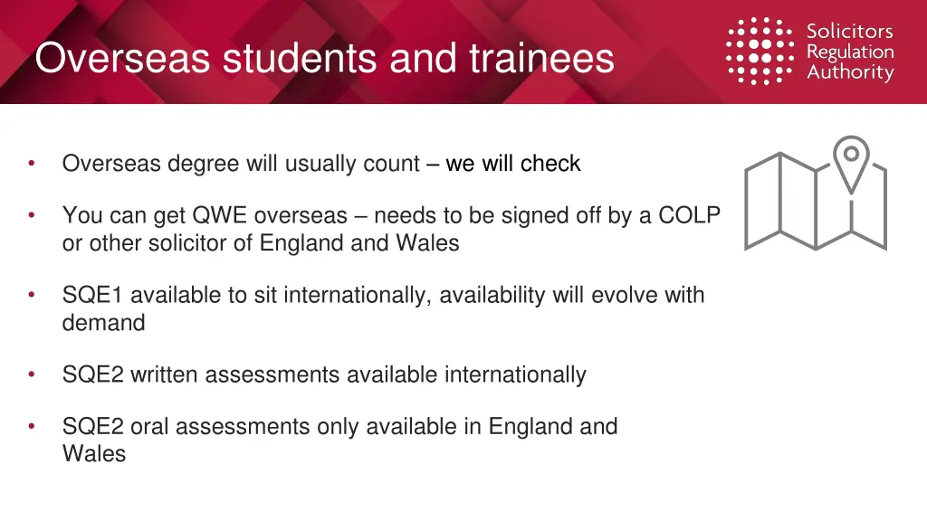 overseas students and trainees