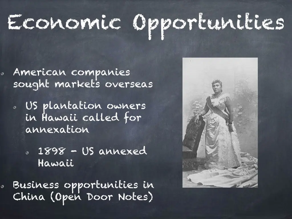 economic opportunities