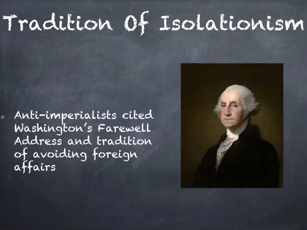 tradition of isolationism