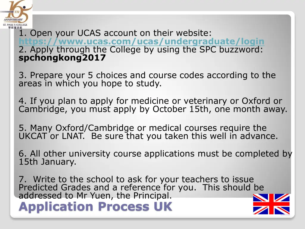 1 open your ucas account on their website https