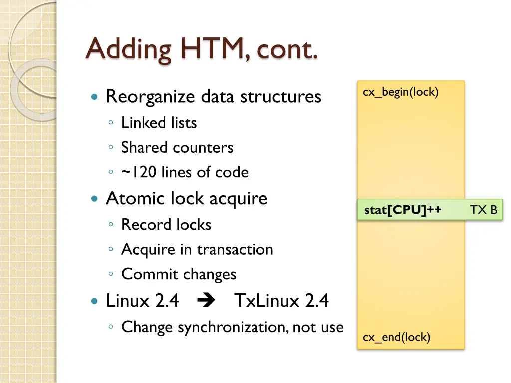 adding htm cont 1