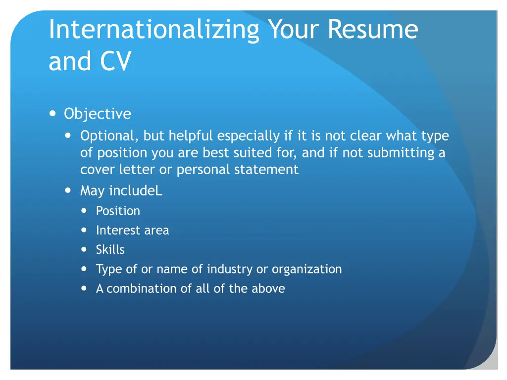 internationalizing your resume and cv 1