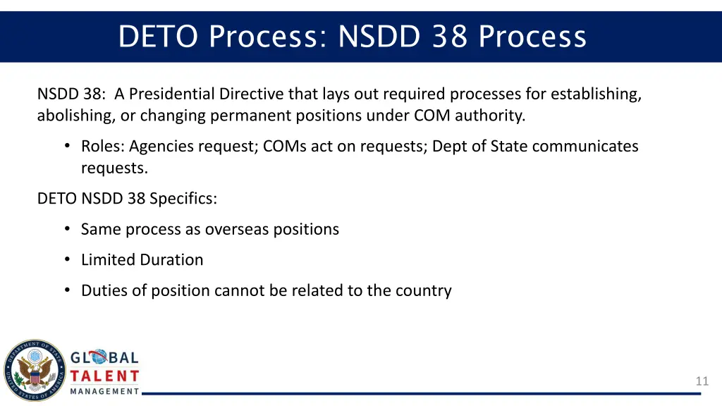 deto process nsdd 38 process