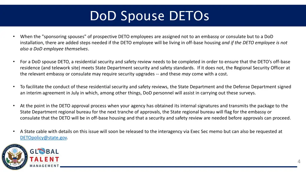 dod spouse detos