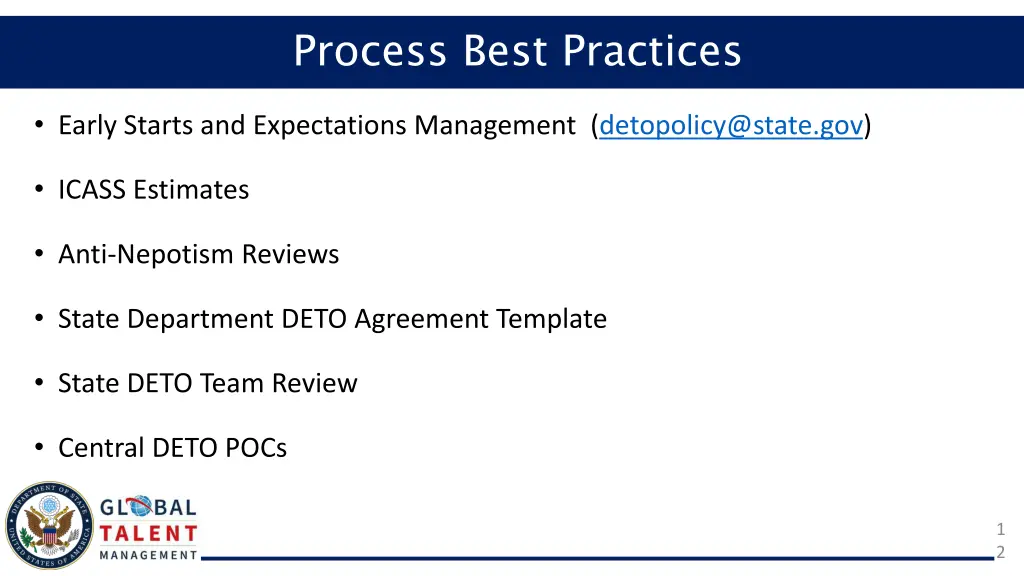 process best practices