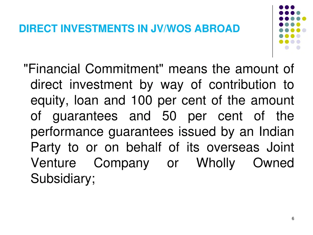 direct investments in jv wos abroad 2