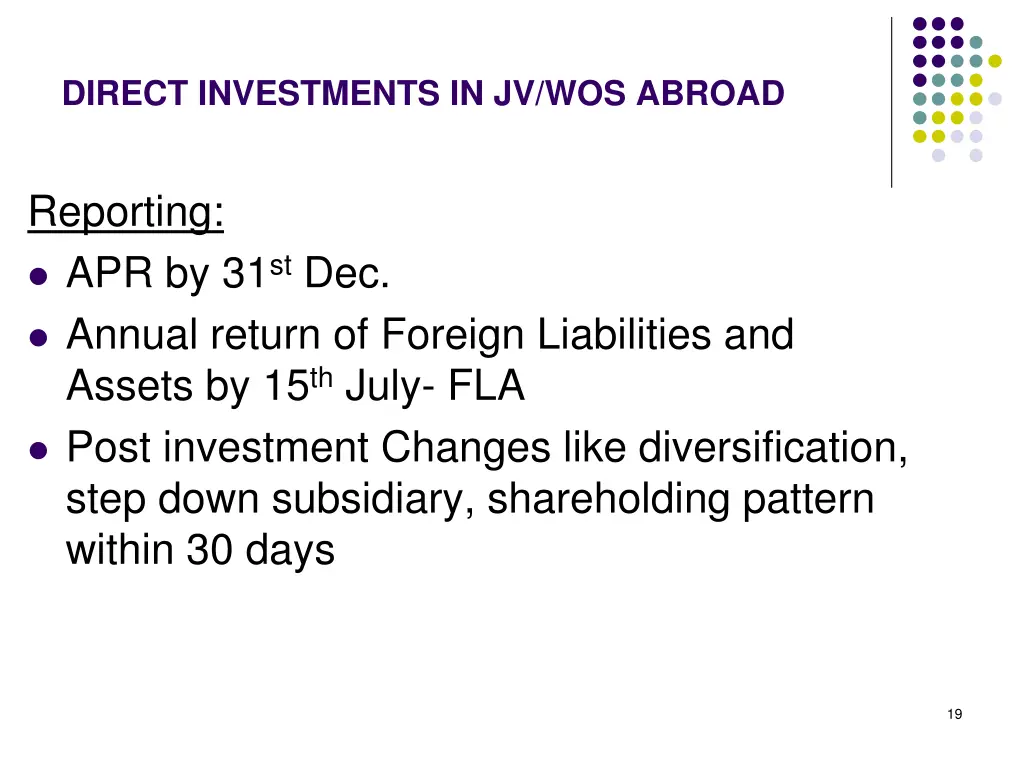 direct investments in jv wos abroad 4