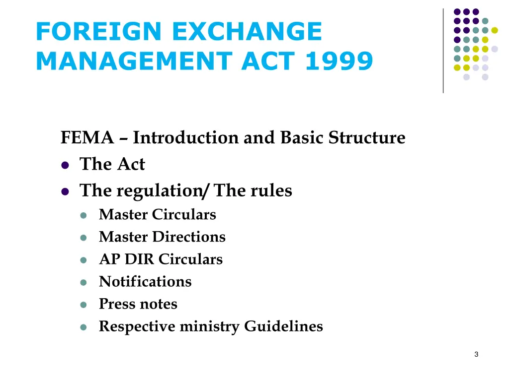 foreign exchange management act 1999