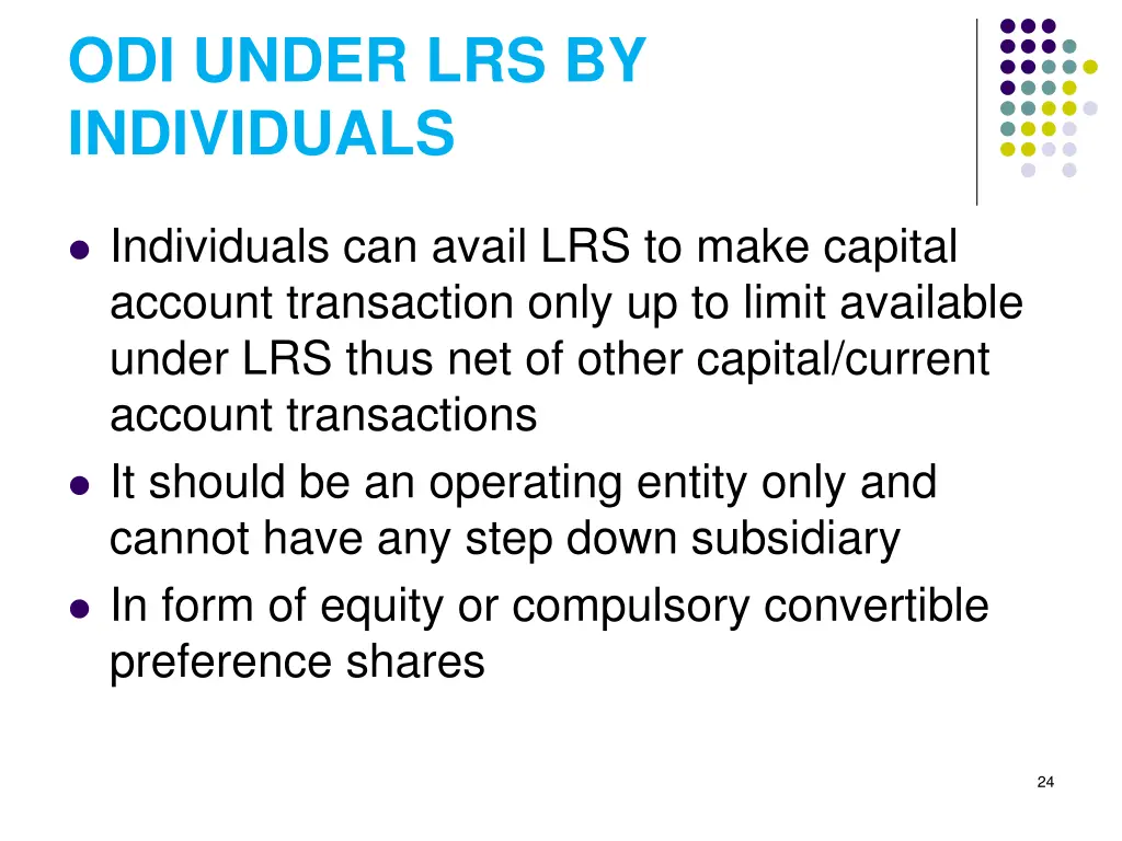 odi under lrs by individuals 1