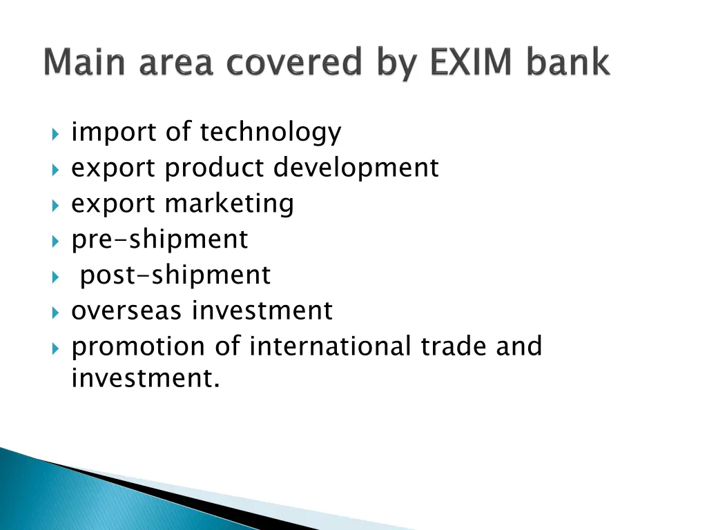 import of technology export product development