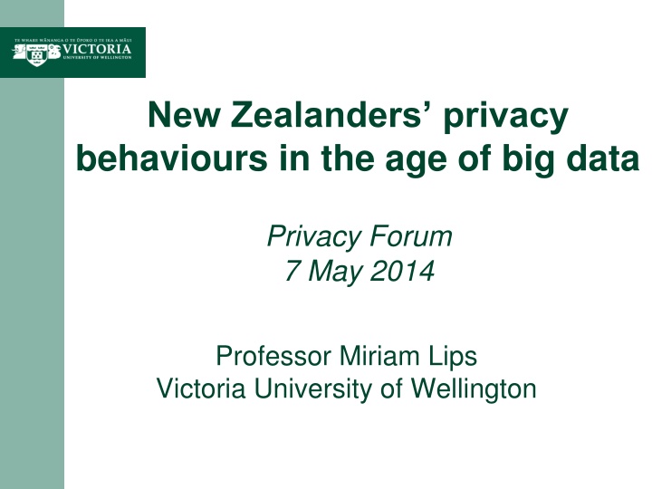 new zealanders privacy behaviours