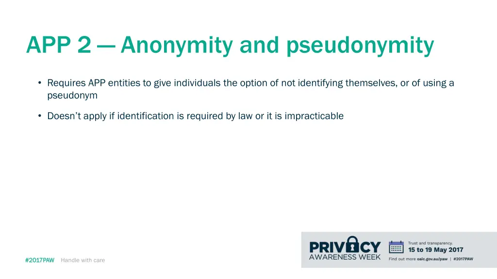 app 2 anonymity and pseudonymity