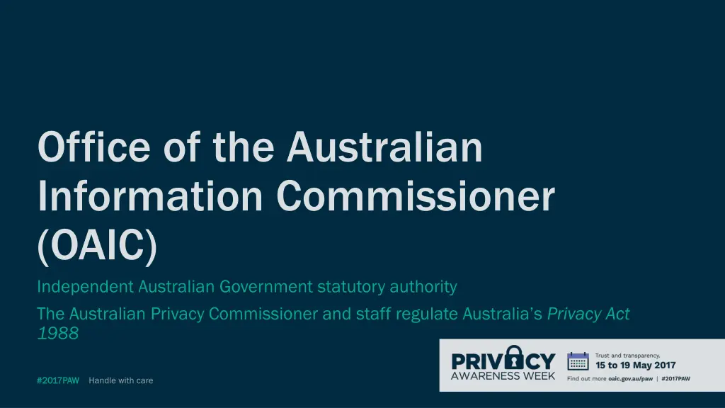 office of the australian information commissioner