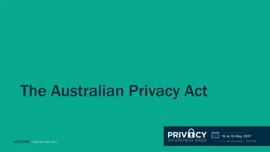 the australian privacy act