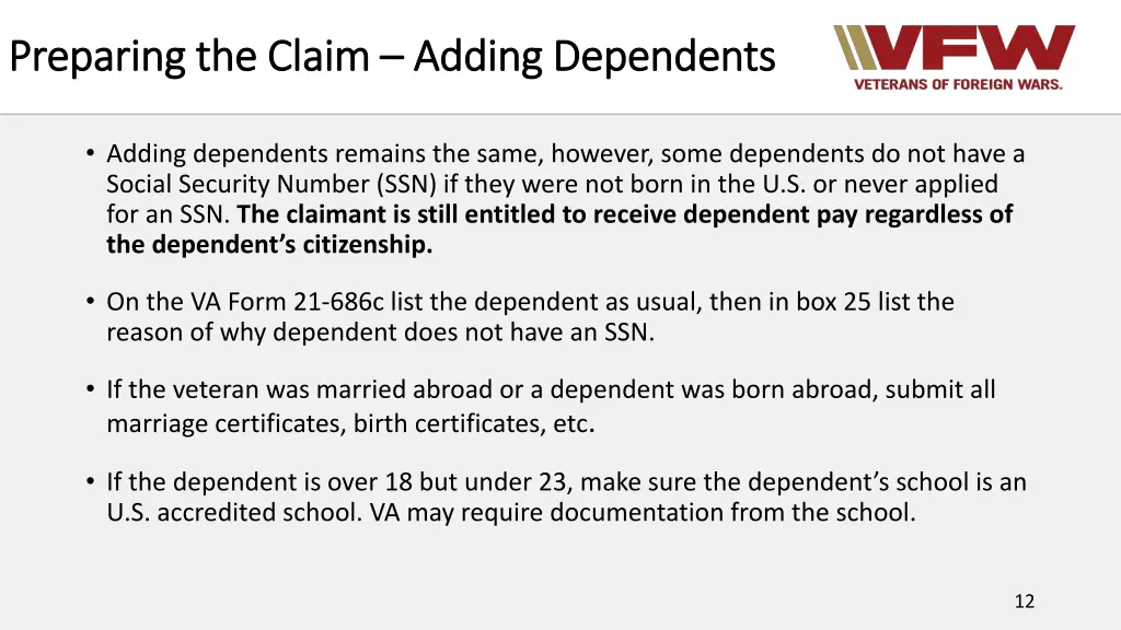 preparing the claim preparing the claim adding