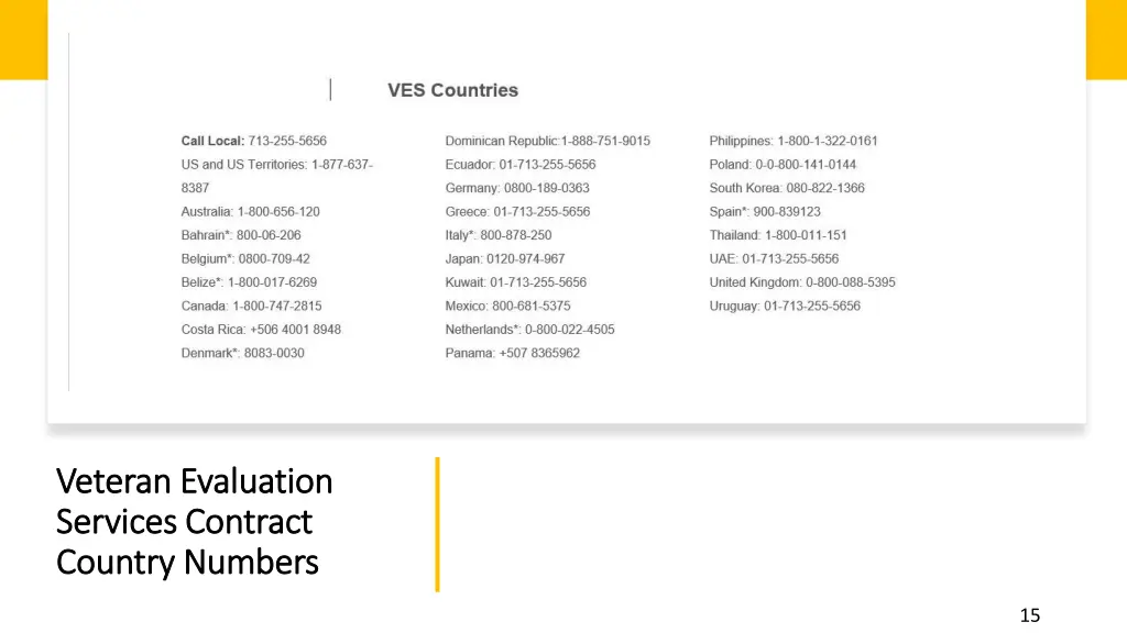 veteran evaluation veteran evaluation services