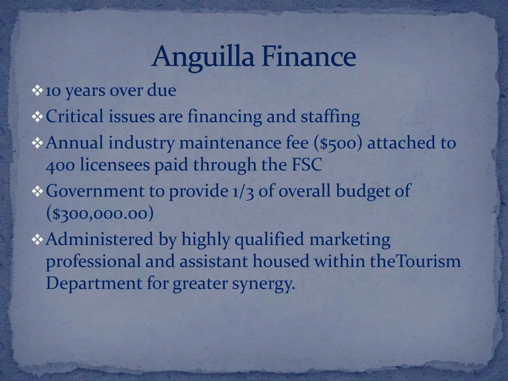 anguilla finance