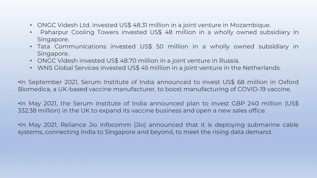 ongc videsh ltd invested us 48 31 million