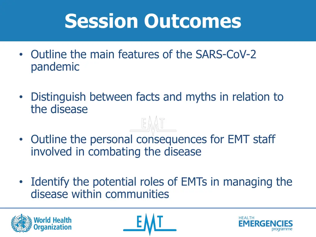 session outcomes