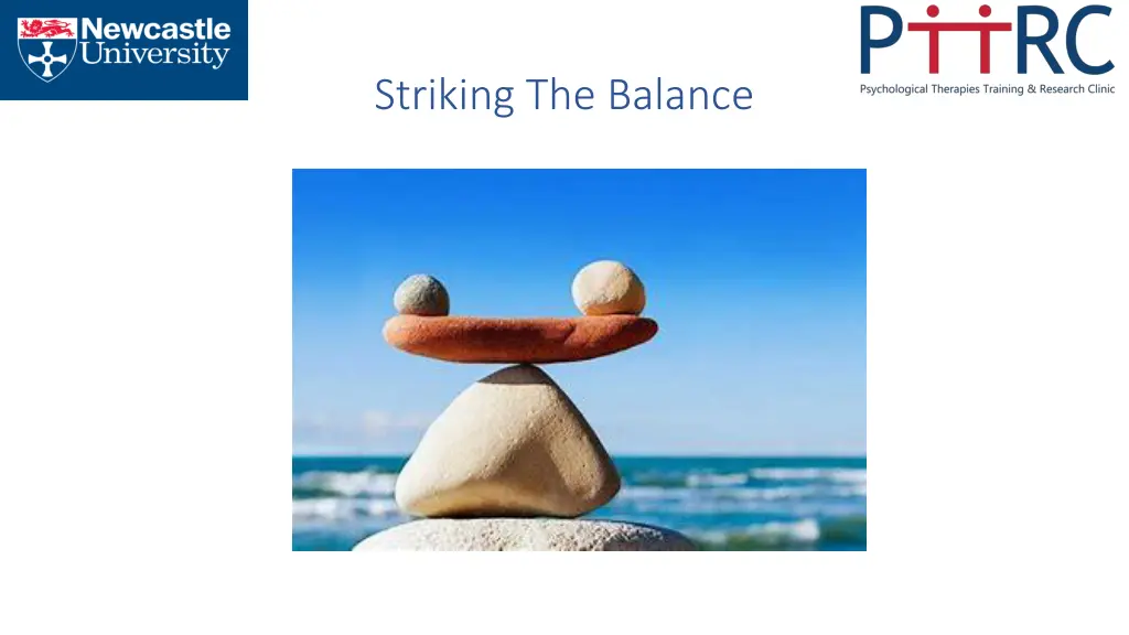 striking the balance