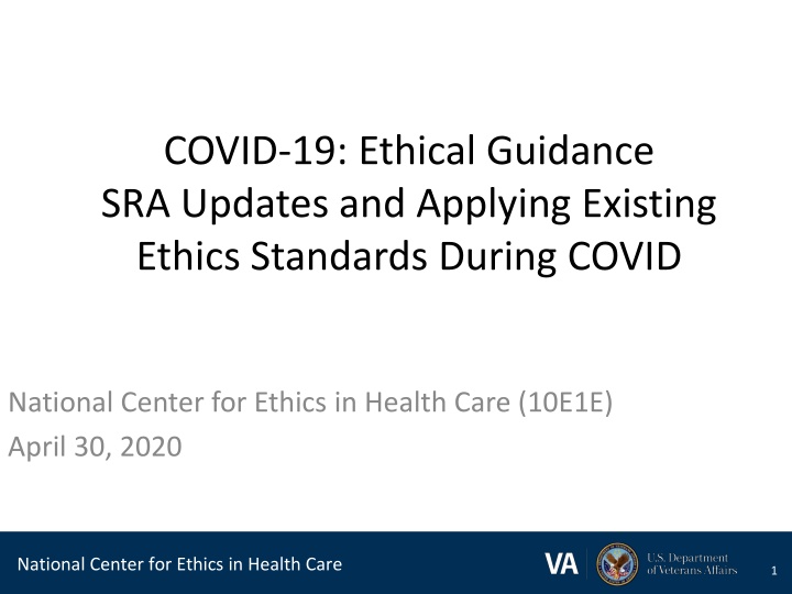 covid 19 ethical guidance sra updates