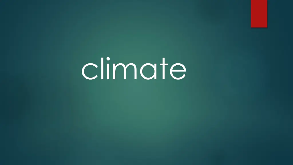 climate