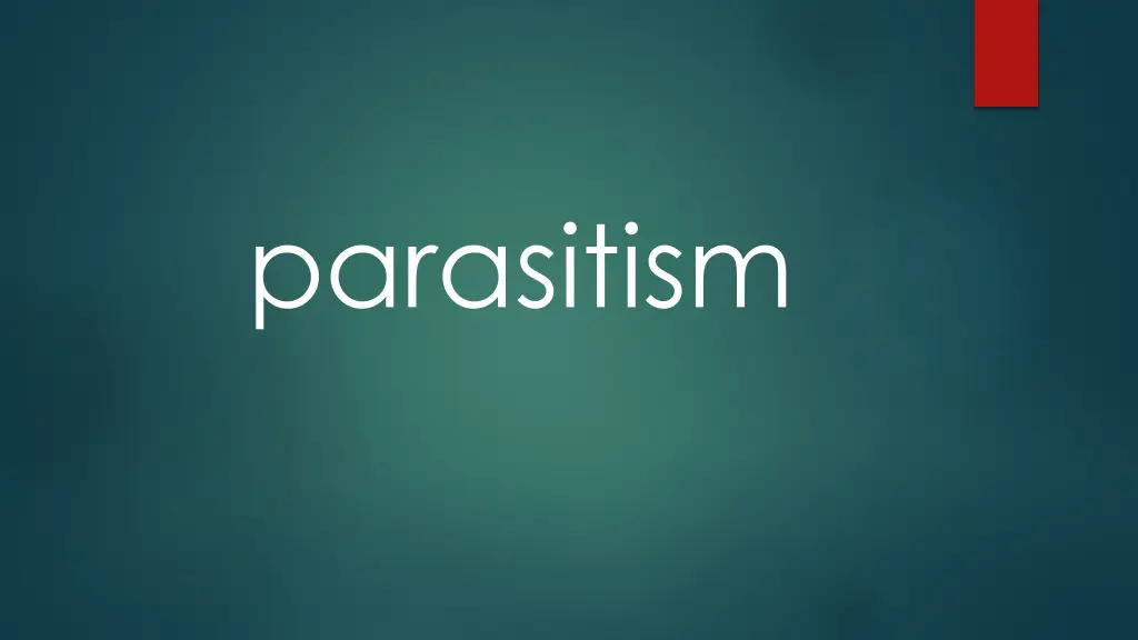 parasitism 1